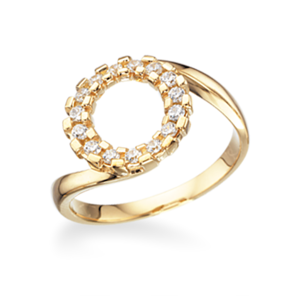 Scrouples Cirkel 8 Karat Guld Ring 712363