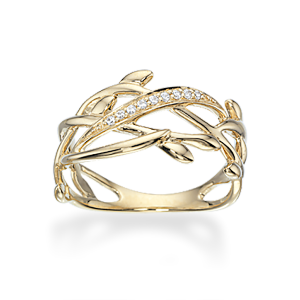 Scrouples Ring i 8 Karat Guld 712343