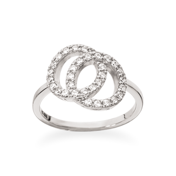 Scrouples Soho Cirkel Sterling Sølv Ring 724362