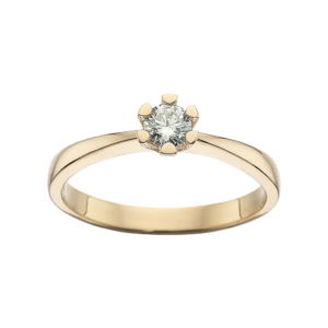 Scrouples Vida Ring i 14 Karat Guld med Diamant 0,20 Carat H-W/P1