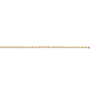 Scrouples armbånd med cubic zirkonia 18,5cm i 8 kt guld