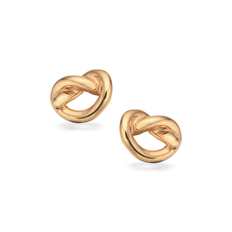 Scrouples øreringe Knude i 8 kt guld