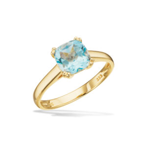 Scrouples ring topas i 8 kt guld