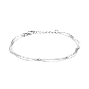 Siersbøl Banan armbånd sølv, 19 + 2 cm