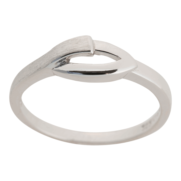 Siersbøl ring i sølv