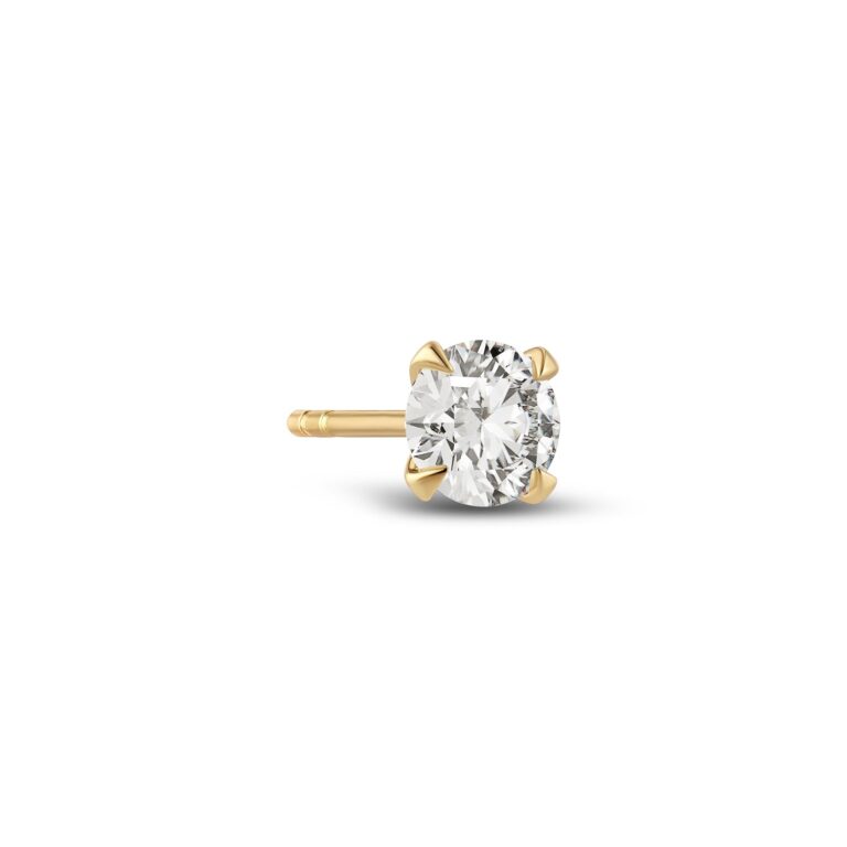 Solitaire ørering Venice Single - 14 kt. guld el. hvidguld 0.11-0.50 ct TW G-H VS lab-grown diamant