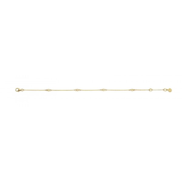 Spirit Icons Belle Armbånd i 14 Karat Guld med Diamanter 0,08 Carat W/VS