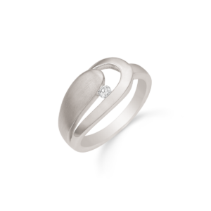 Støvring Design Rhodineret Sølv Ring 12254029