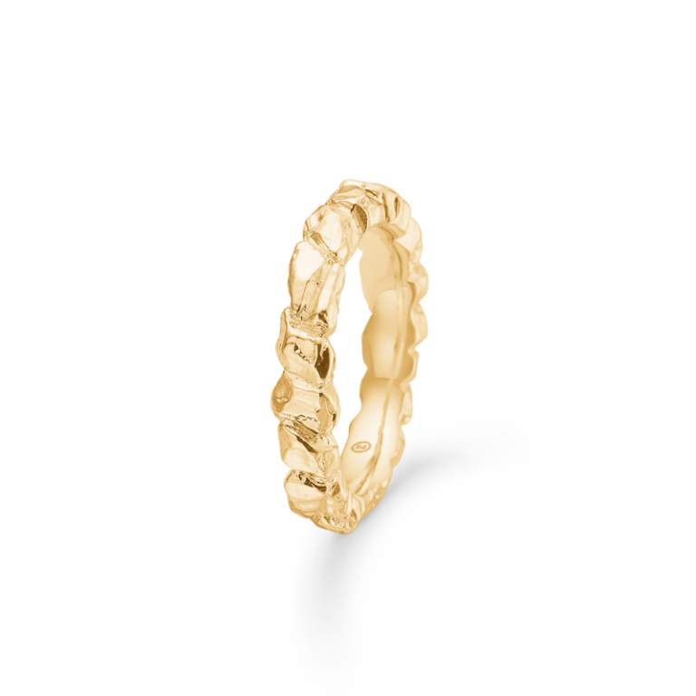 Studio Z Element ring i forgyldt sølv