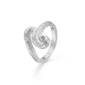 Studio Z Wave ring i sterling sølv