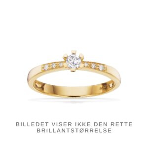 Vida Darling Ring 0,24 ct. i 8 Karat Guld fra Scrouples